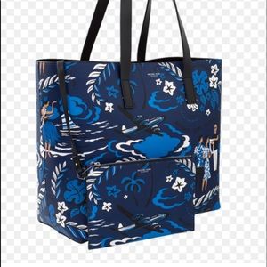 Michael Kors Prescott Tropical Welcome Print tote
